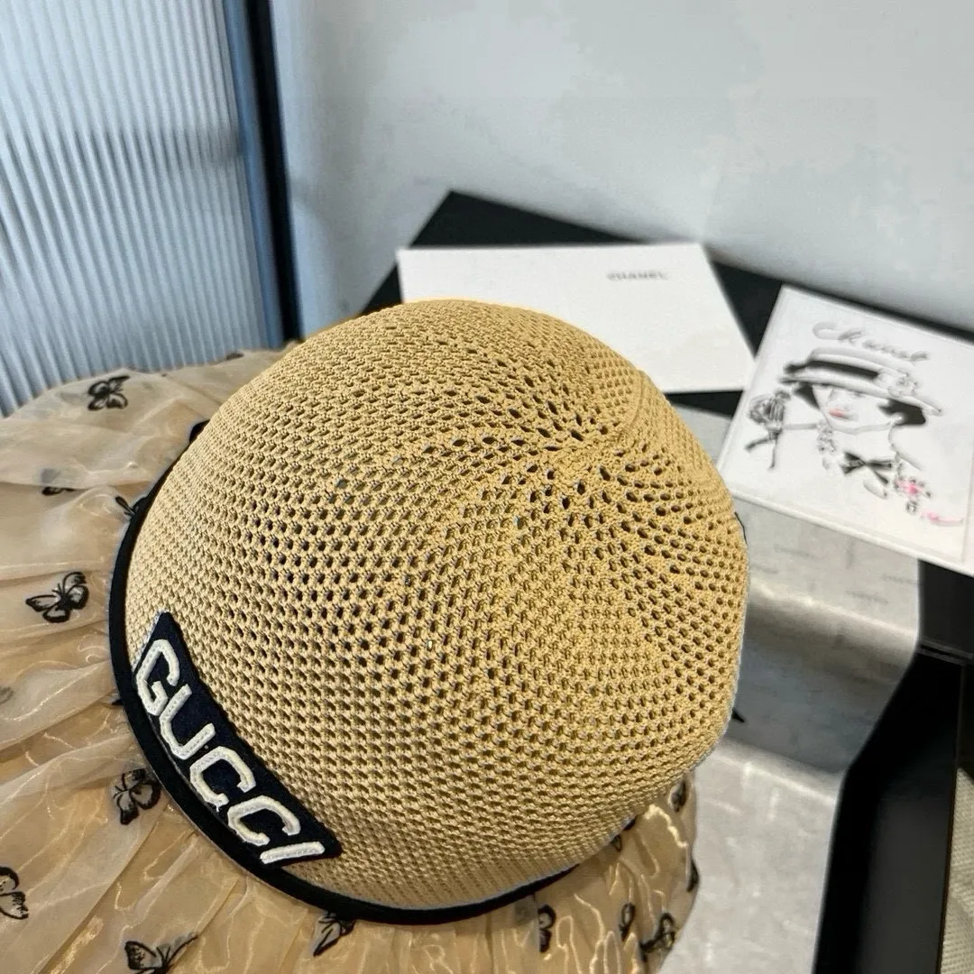 💰120¥ Gucci new lantern hat, sunshade straw hat, anti-UV brim, head circumference 57cm