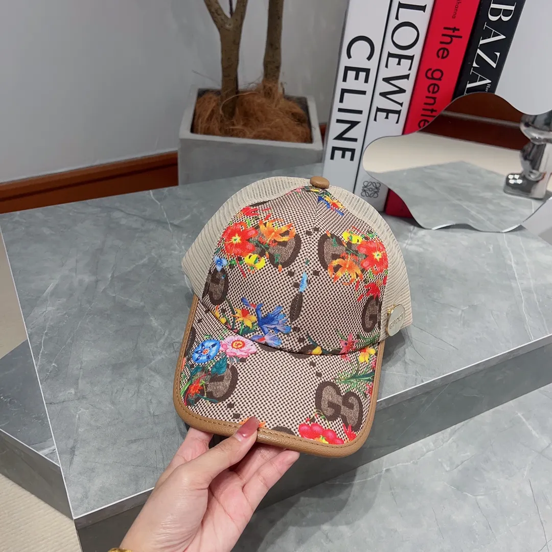 🉐60💰 🧢GUCCI Gucci 🧢 Summer breathable mesh cap, high version baseball cap, using high-end bottom, single quality,