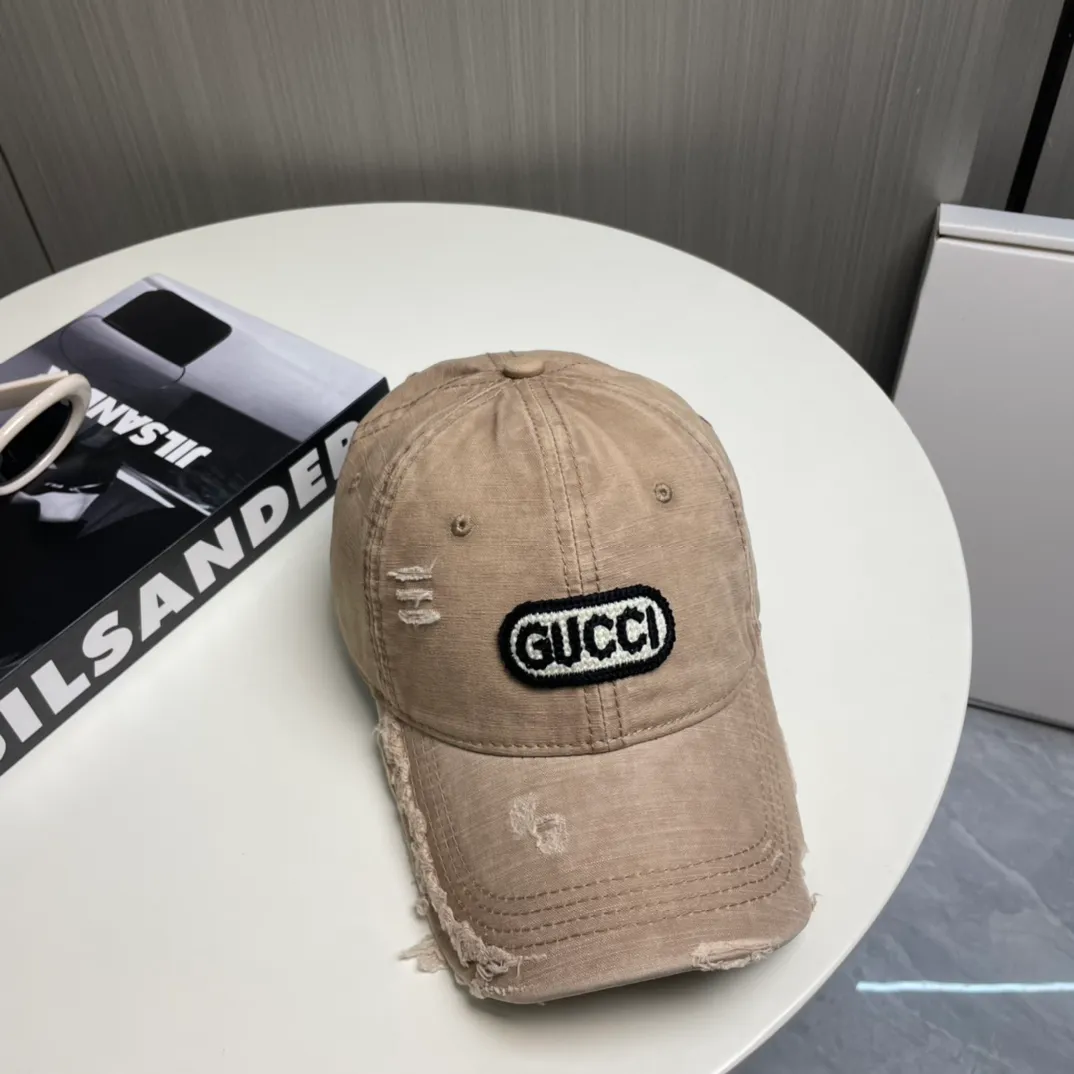 P56 Gucci～25 new spring model, simple and high-end baseball cap, new process washing, retro color, customized version!