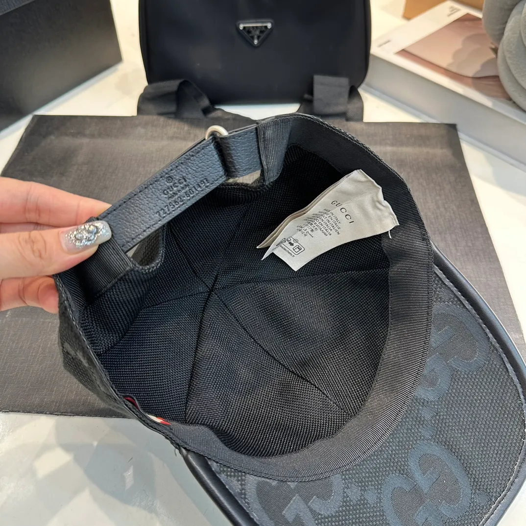 P240 Gucci Gucci classic presbyopic baseball cap 1:1 original replica, same style for men and women