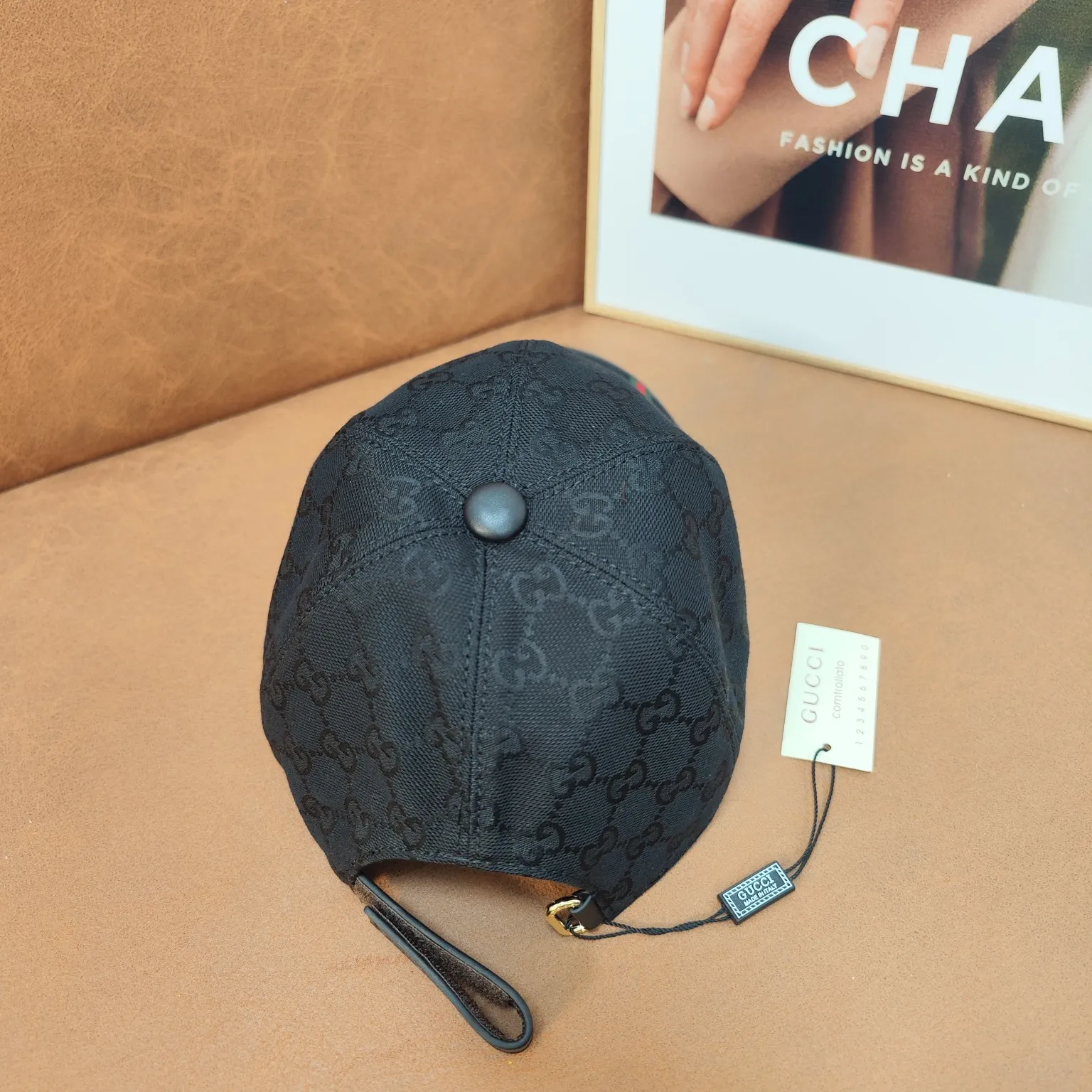 Gucci--high version web baseball cap