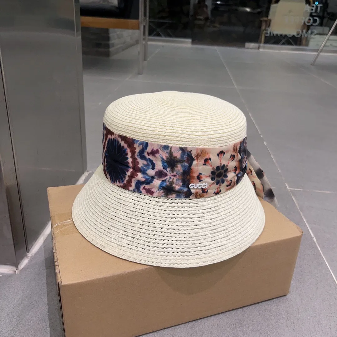 💰130¥ Gucci new style hat, straw hat, lady style, head circumference 57cm