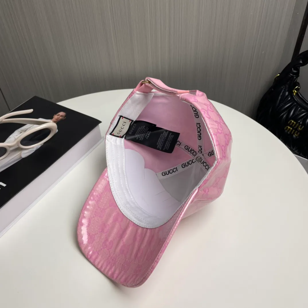 P60【GUCCI】🌸2024 official website is online simultaneously🎊 Korean version of the new British classic casual atmosphere customized model 1:1 original quality unisex baseball cap Meibang three-dimensional printed geological fabric high version quality🔥🔥🔥