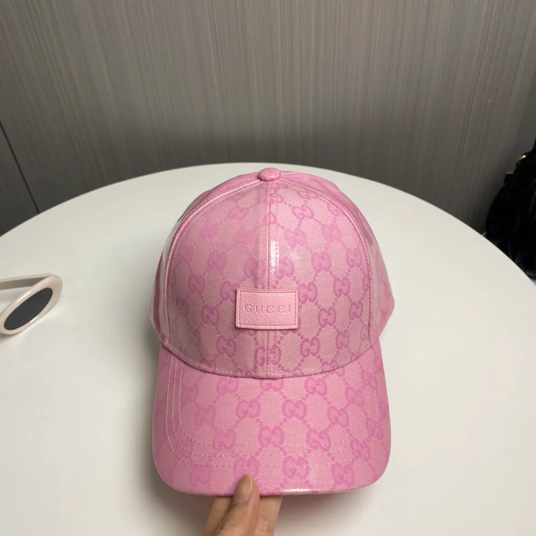P60【GUCCI】🌸2024 official website is online simultaneously🎊 Korean version of the new British classic casual atmosphere customized model 1:1 original quality unisex baseball cap Meibang three-dimensional printed geological fabric high version quality🔥🔥🔥
