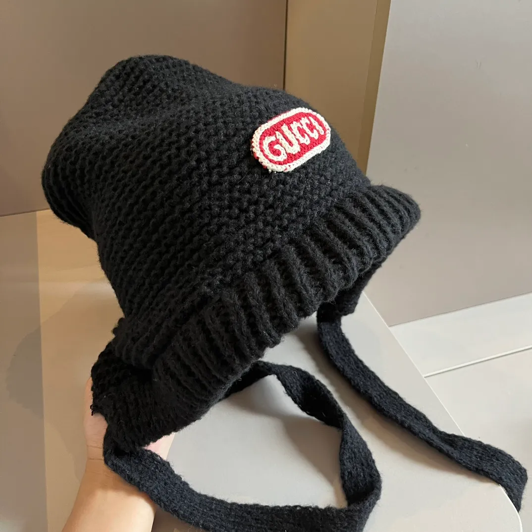 💰90¥ Gucci new knitted cold hat ear protection hat