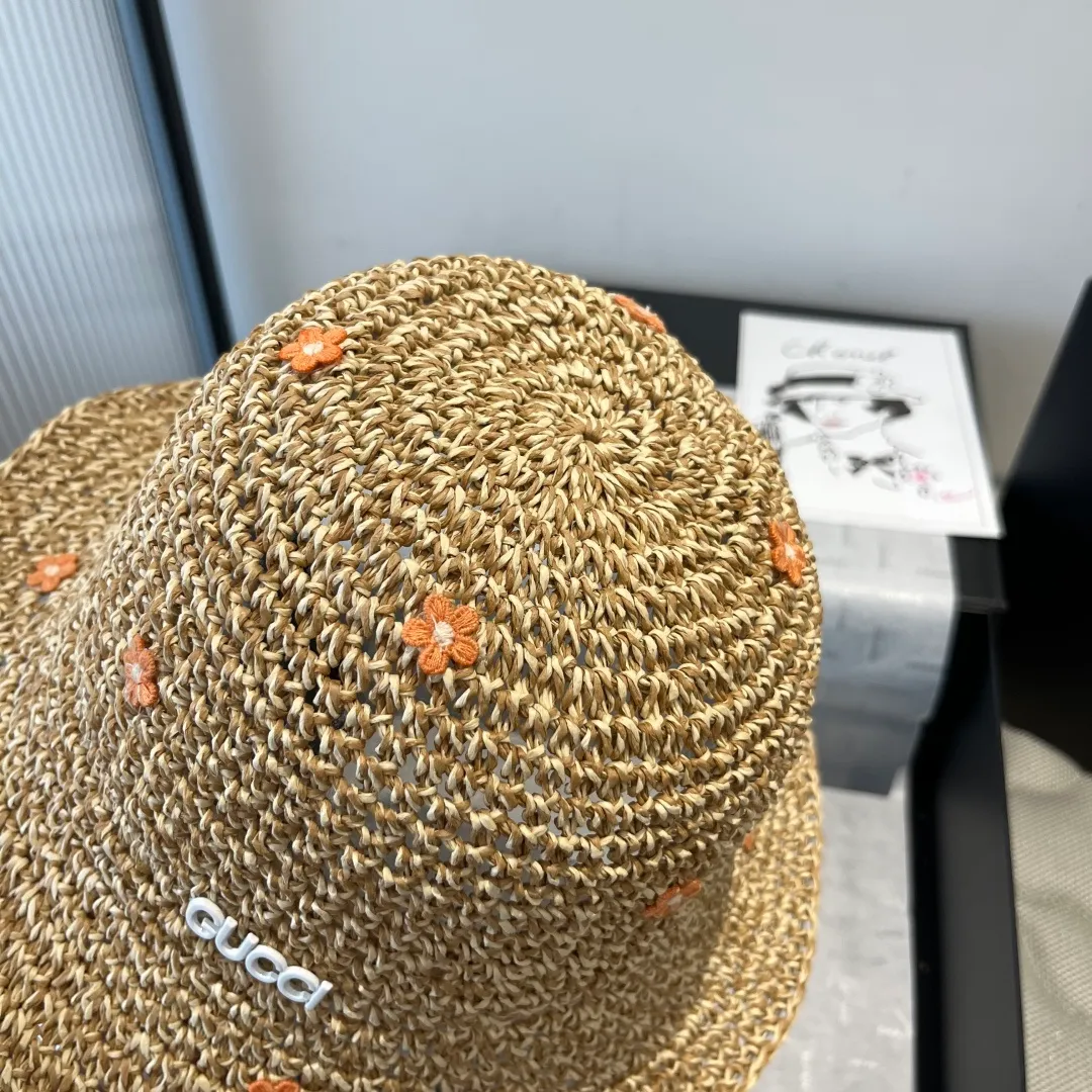 💰110¥ Gucci new straw hat, foldable
