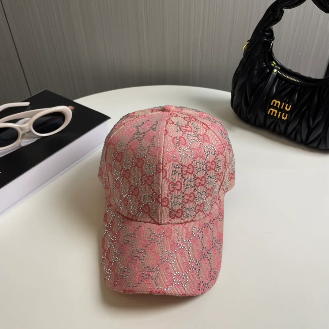 P90 🧢High version shipped from Gucci official website, full diamond logo baseball cap, very classic, popular retro beauty, usable in all seasons, a must-have when going out, very flattering