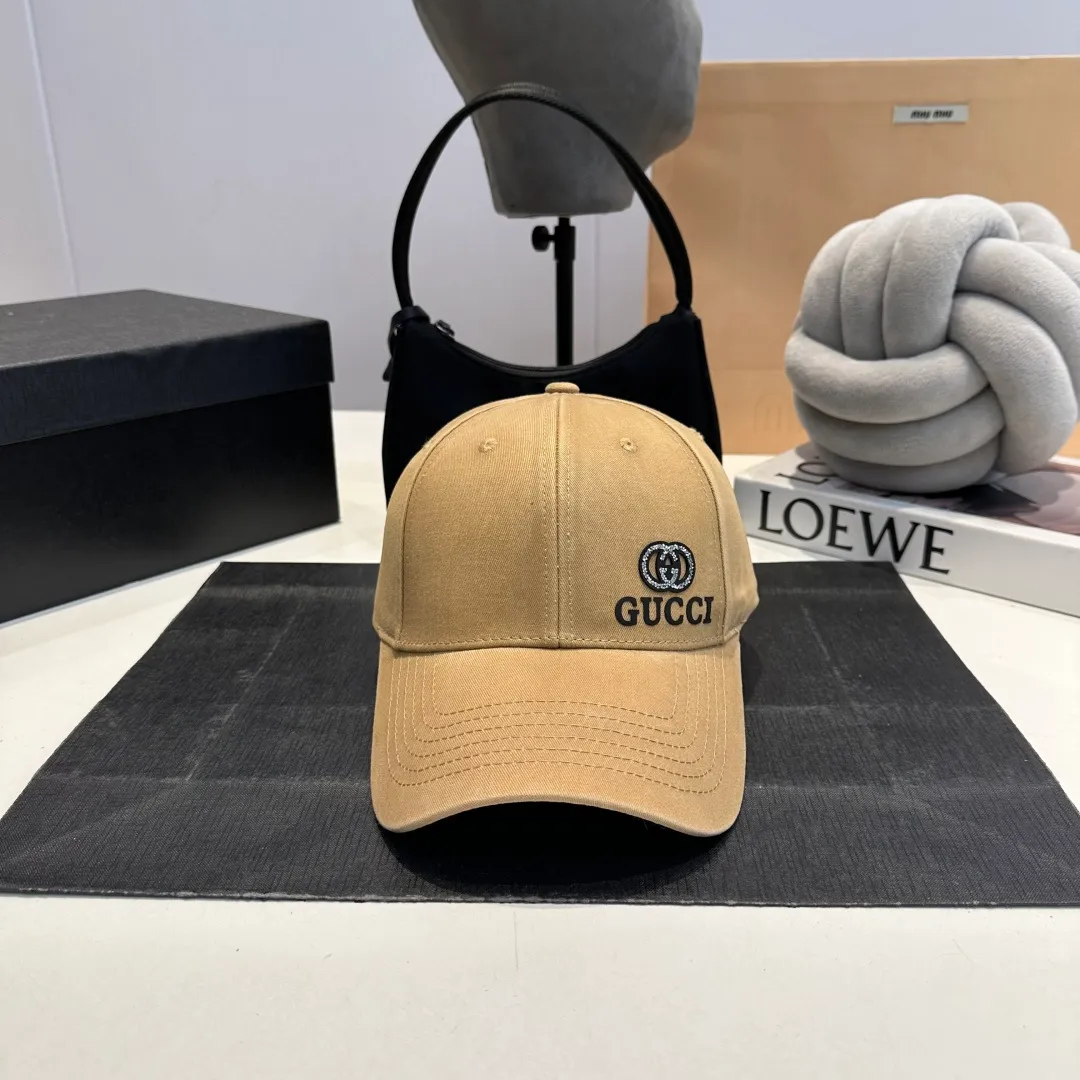 P60 Gucci Baseball Cap GUCCI official website new product, baseball cap, original quality, very popular 🔥The craftsmanship is very exquisite, high-end and classy! Low-key luxury, easy to carry! Running volume