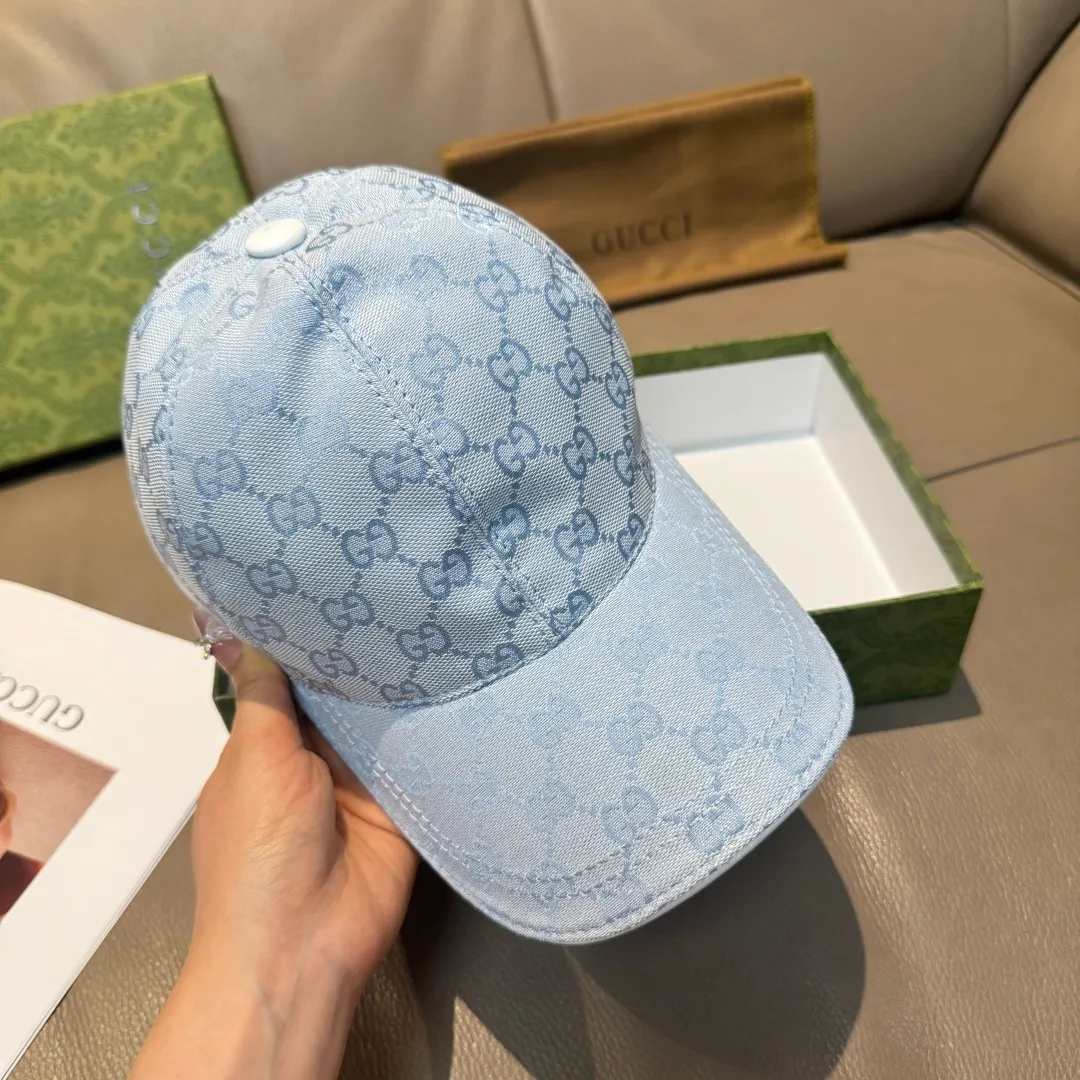 p90 A classic for thousands of years! The popular Morandi color series is now available!   , Gucci (Gucci) classic original baseball cap 😍😍 1:1 mold opening and customization at the counter, the highest version, original canvas fabric + first layer of cowhide, light and breathable! Photographed in real life, suitable for men and women in all seasons, basic head circumference 56cm, adjustable patches.