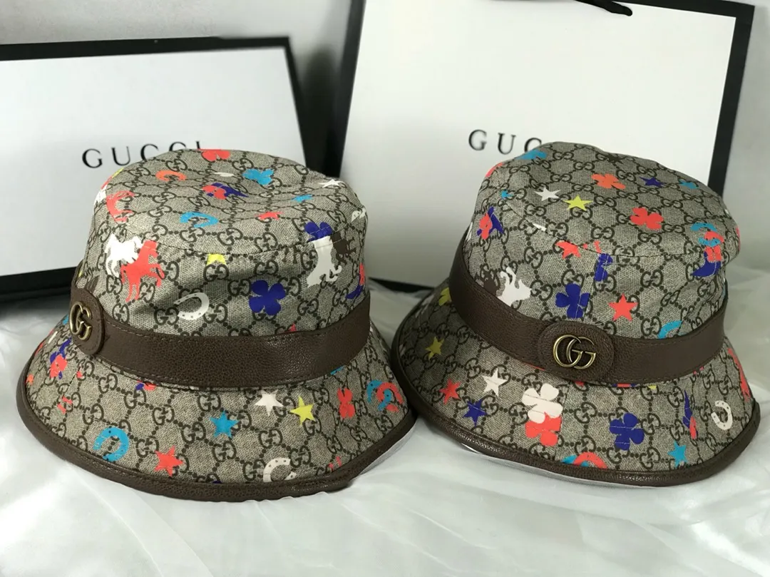 Gucci Gucci’s latest bucket hat💛💙♥️