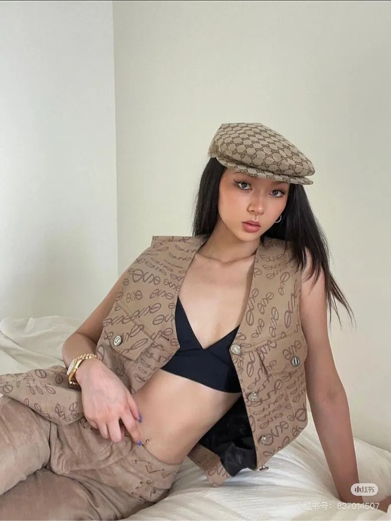 💰100¥ Gucci forward hat, painter hat, classic presbyopia, head circumference 57cm