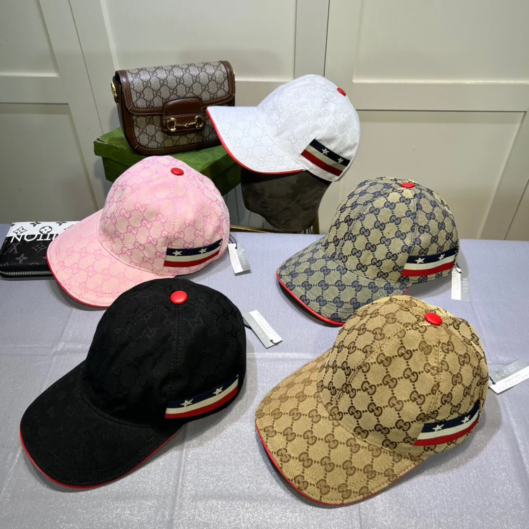 p90💰10,000-year-old classic model is shipped! Gucci (Gucci) classic original baseball cap 😍😍Customized at the 1:1 counter mold, the highest version, original canvas + first layer of cowhide, pure cotton lining, light and breathable! Photographed in real life, suitable for men and women in all seasons, basic head circumference 56cm, adjustable patches.