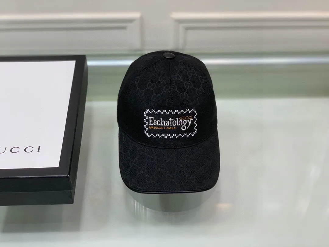 🉐120 new models shipped p, Gucci (Gucci) new original baseball cap, heavy embroidery, 1:1 mold customization, details comparable to counters, original canvas fabric + first layer of cowhide, pure cotton lining, great quality! The first choice for handsome men and beautiful women, fashionable and versatile. Basic head circumference 56, adjustable patch