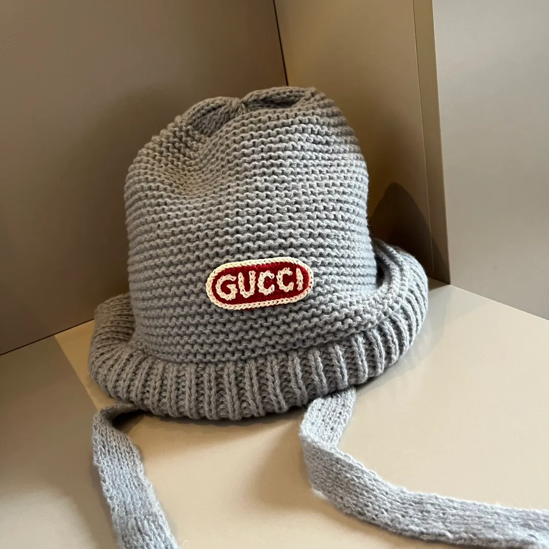 💰90¥ Gucci new knitted cold hat ear protection hat