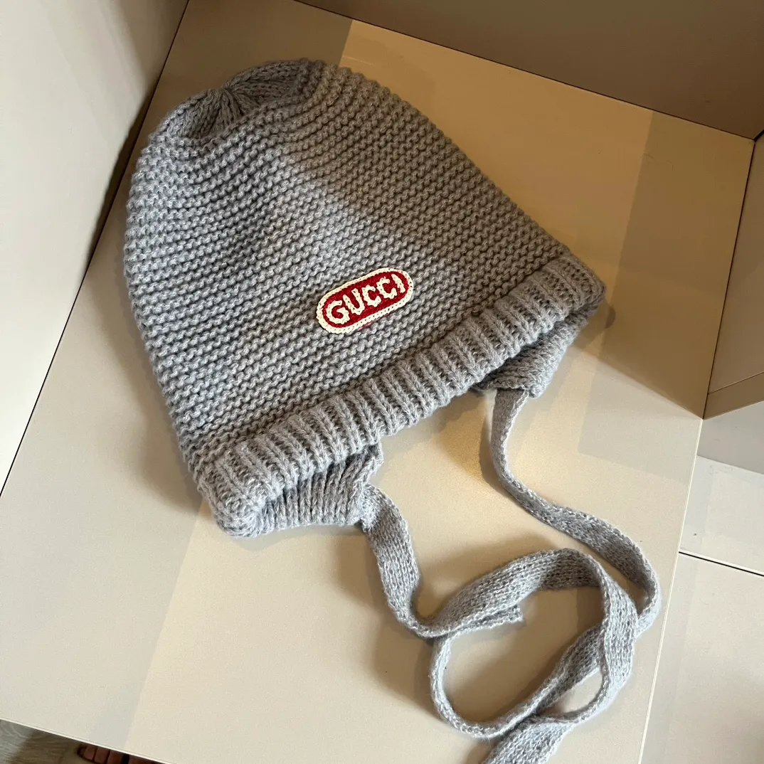 💰90¥ Gucci new knitted cold hat ear protection hat
