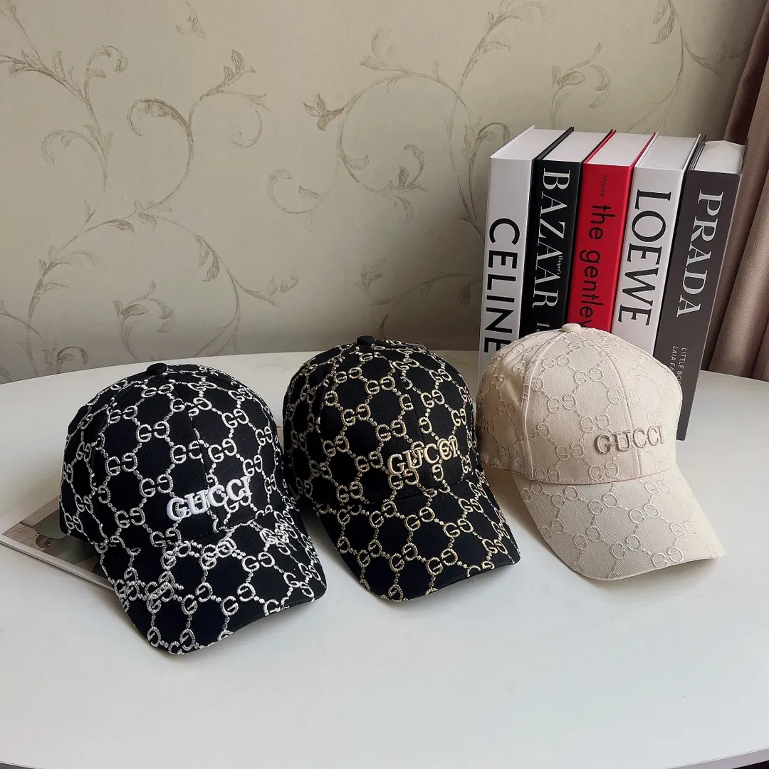 Special batch 🉐️70 🧢Gucci, 2022 summer baseball cap G family baseball cap letter embroidery fashion catwalk cap with playful personality, age-reducing fashion item, a must-have for fashionistas