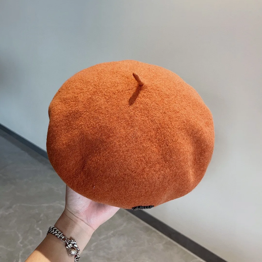 💰110¥ Gucci wool beret, pumpkin hat, super genuine 100% wool fabric, head circumference 57cm