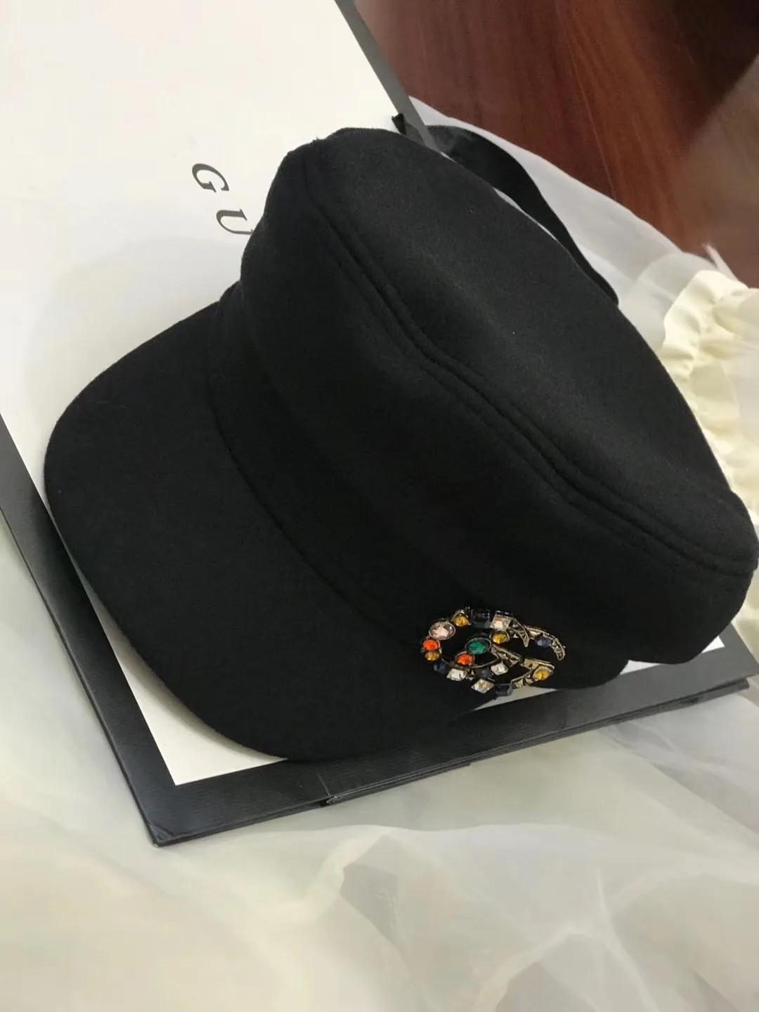 Special P90💛 Comes with dust bag [GUCCI] 2021 new counters sync with big brand wool army caps, new models are on the shelves, super easy to match, hurry up and get it