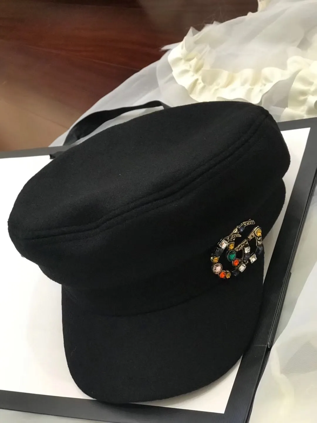 Special P90💛 Comes with dust bag [GUCCI] 2021 new counters sync with big brand wool army caps, new models are on the shelves, super easy to match, hurry up and get it