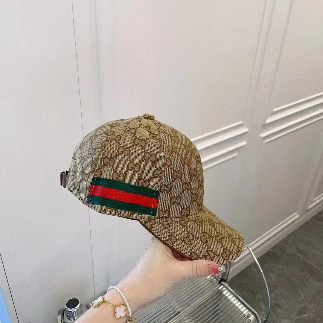 Special batch of 60 Gucci medium and old flower baseball caps, classic double G old flower, versatile, casual and timeless, head circumference 56-58 adjustable