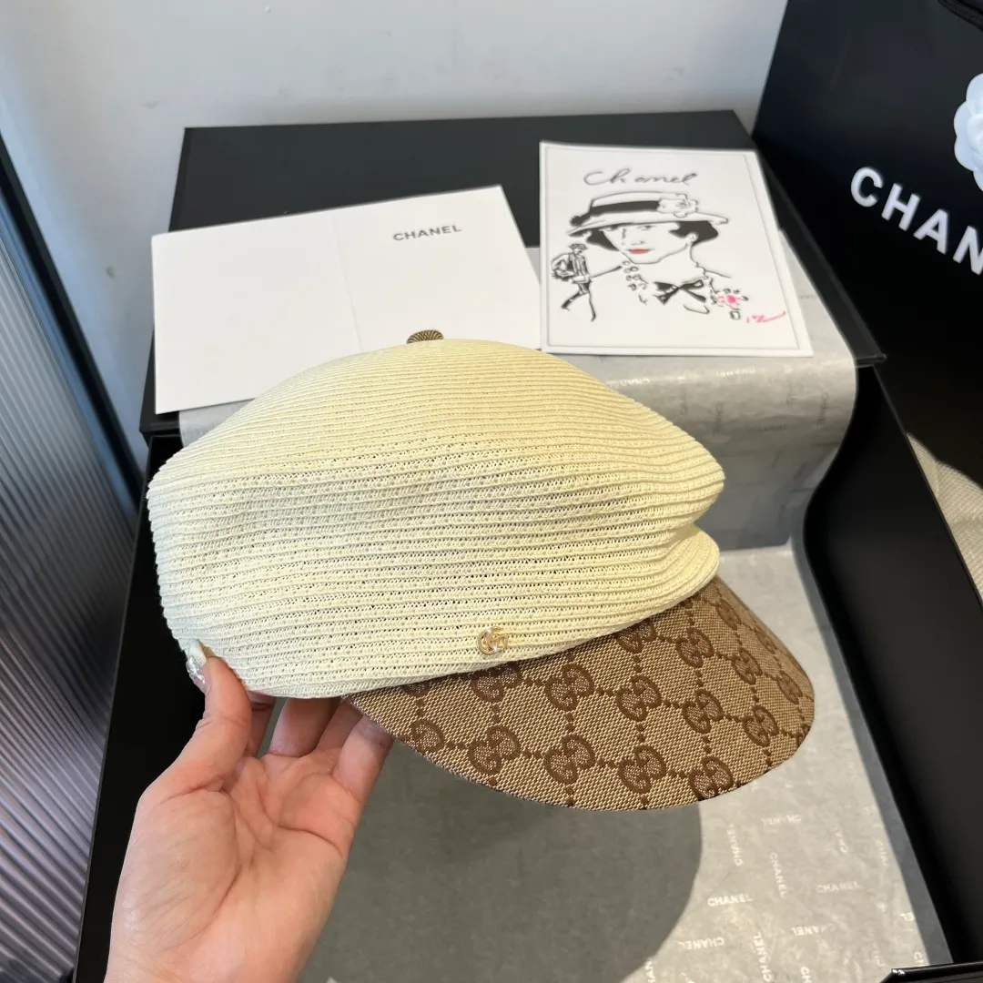 💰140¥ Gucci military cap, knight hat, head circumference 58cm