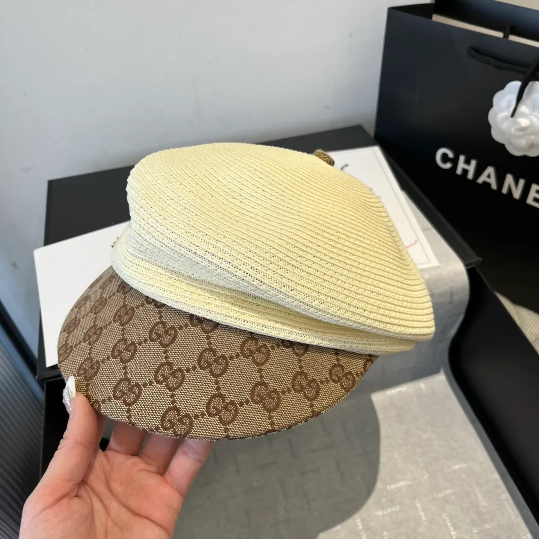 💰140¥ Gucci military cap, knight hat, head circumference 58cm