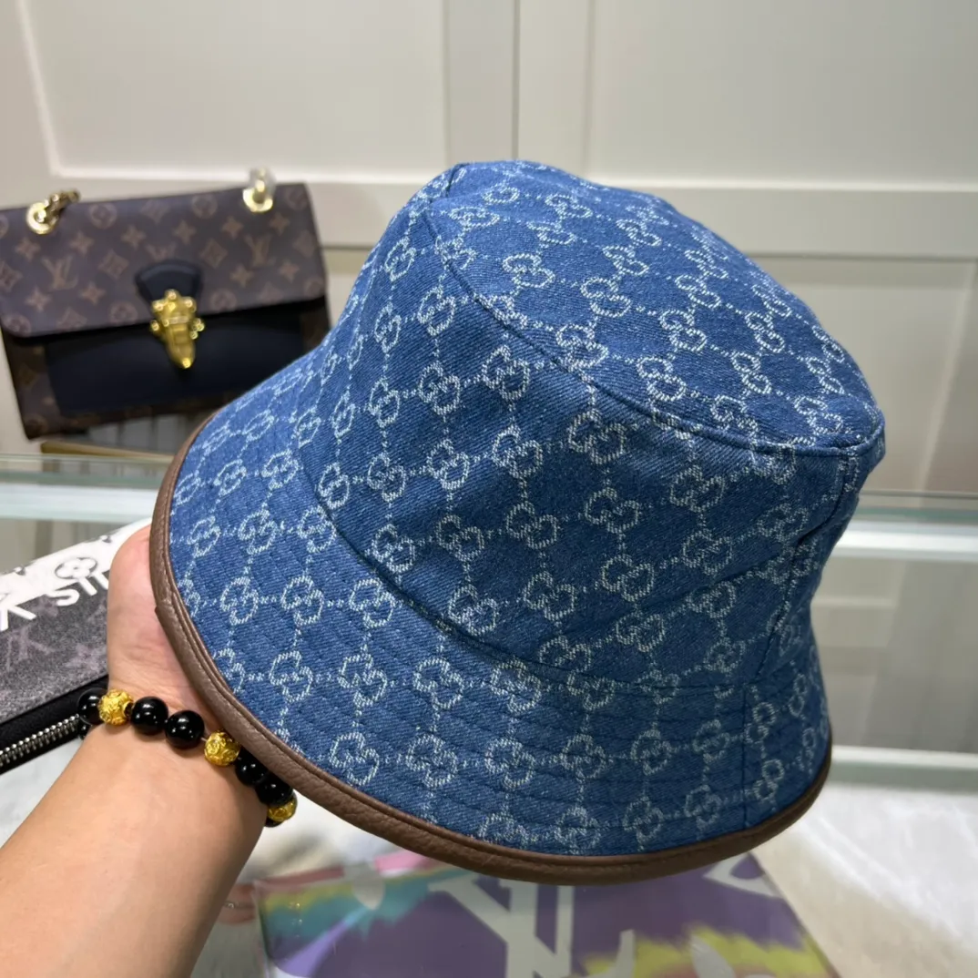 56💰[GUCCI] 2024 counter new simple embroidered fisherman hat, very trendy! Casual and sports style, classic production, super easy to match!