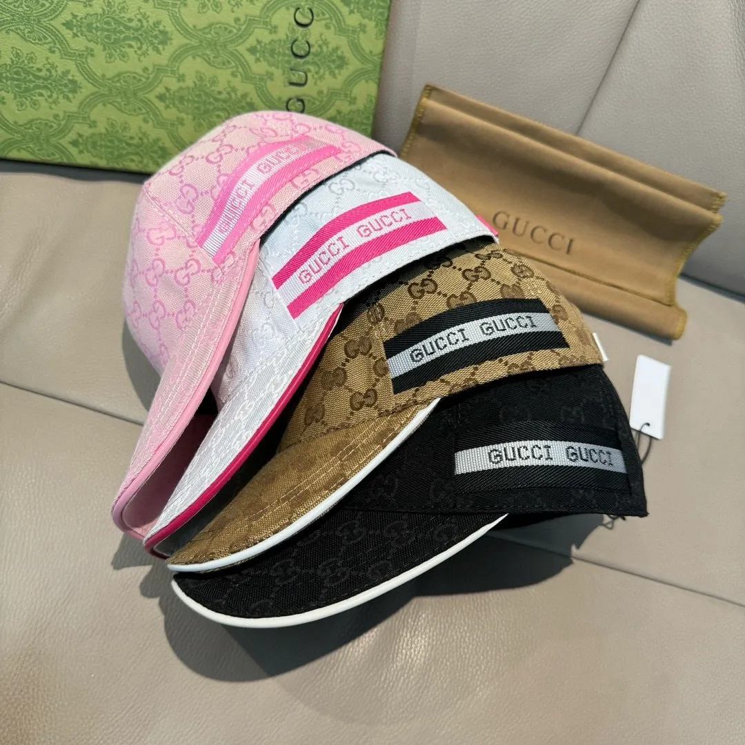 p90, Gucci (Gucci) new spring and summer original baseball cap, logo webbing, 1:1 mold customization, original canvas + first-layer cowhide, popular purchasing agent, versatile style for men and women, great quality! The basic head circumference is 56cm, and the patch is adjustable.