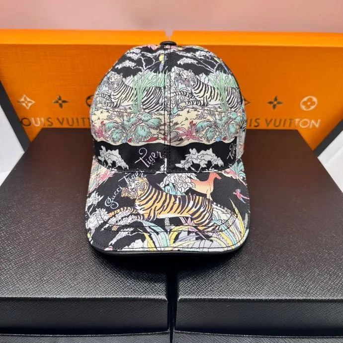 P90 new ready-made Gucci (Gucci) Jungle Tiger, top-quality original order, excellent quality, same baseball cap as the official website, real shot, quick delivery