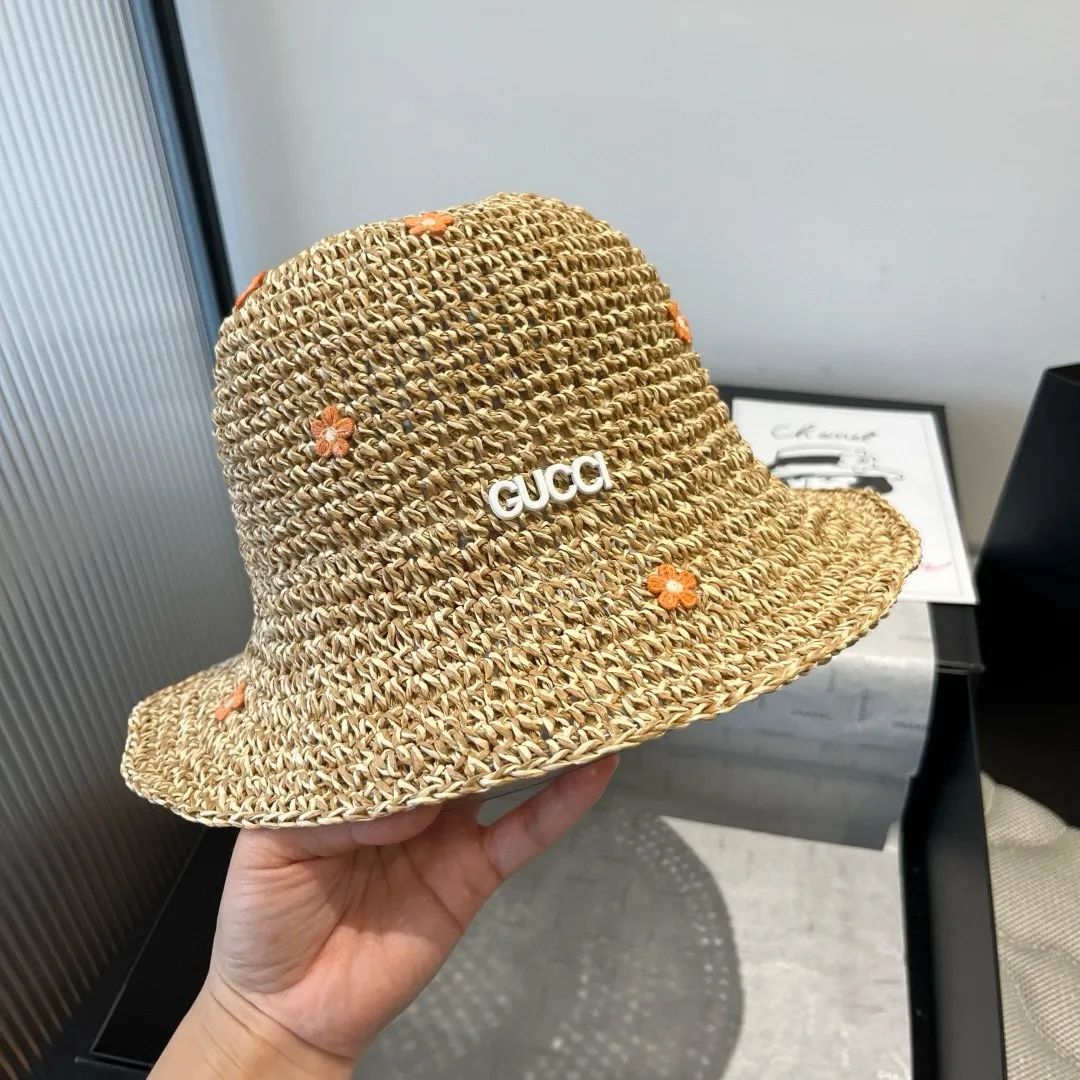 💰110¥ Gucci new straw hat, foldable