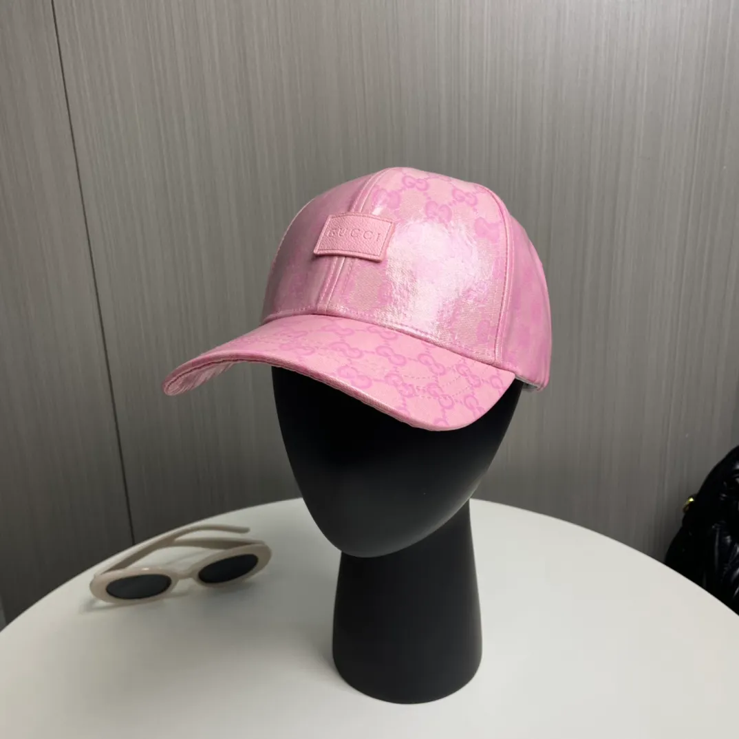 P60【GUCCI】🌸2024 official website is online simultaneously🎊 Korean version of the new British classic casual atmosphere customized model 1:1 original quality unisex baseball cap Meibang three-dimensional printed geological fabric high version quality🔥🔥🔥