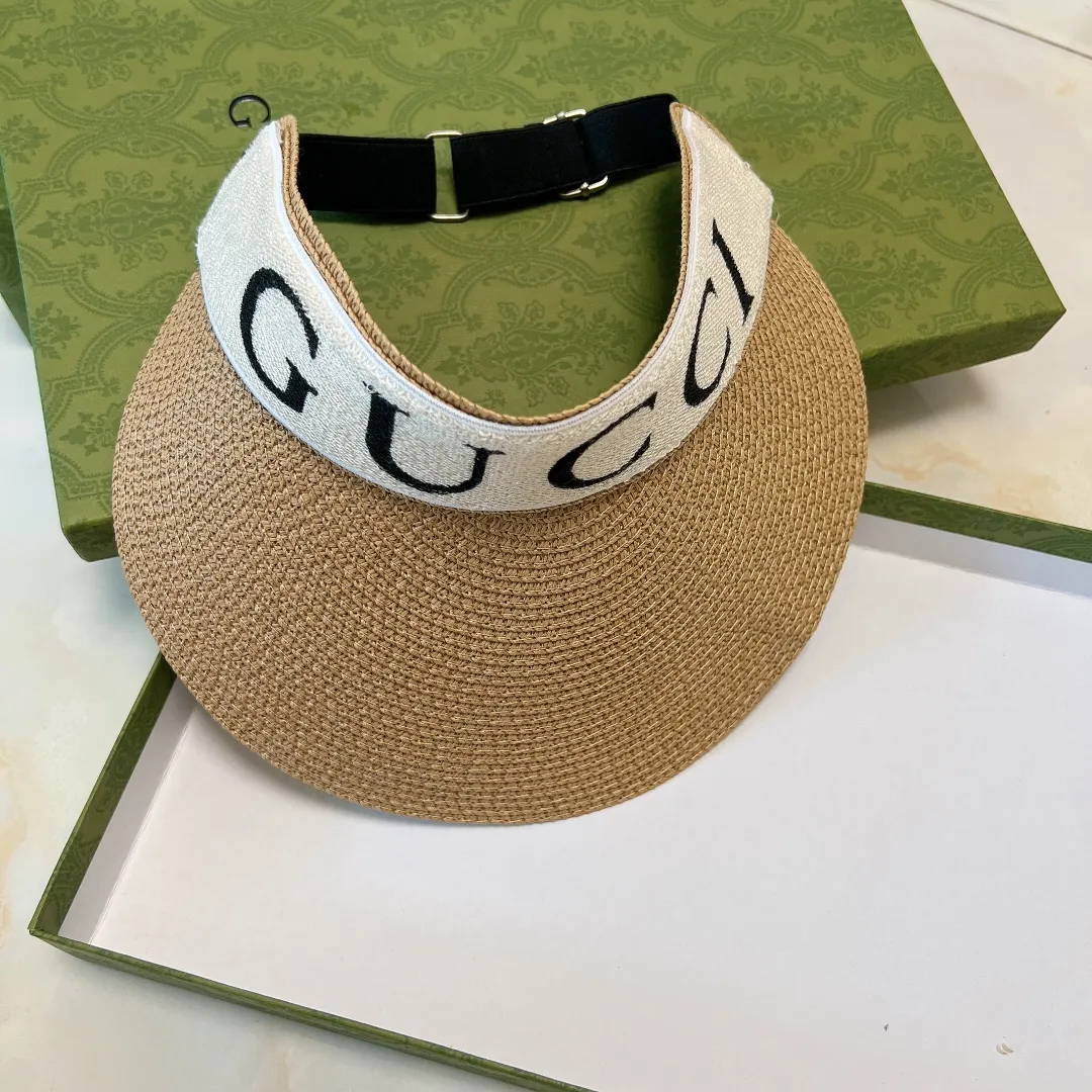 🉐60💛 Comes with dust bag [GUCCI] 2023 summer new hot visor empty top hat, shipped by big brands, super convenient! Good match! A must when going out on the street