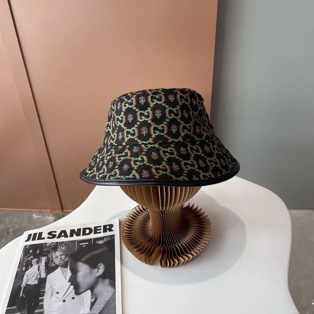 P60 GUCCI Gucci GGDenim series bucket hat, the same fabric as the official website, denim presbyopia, retro classic series, same style for men and women