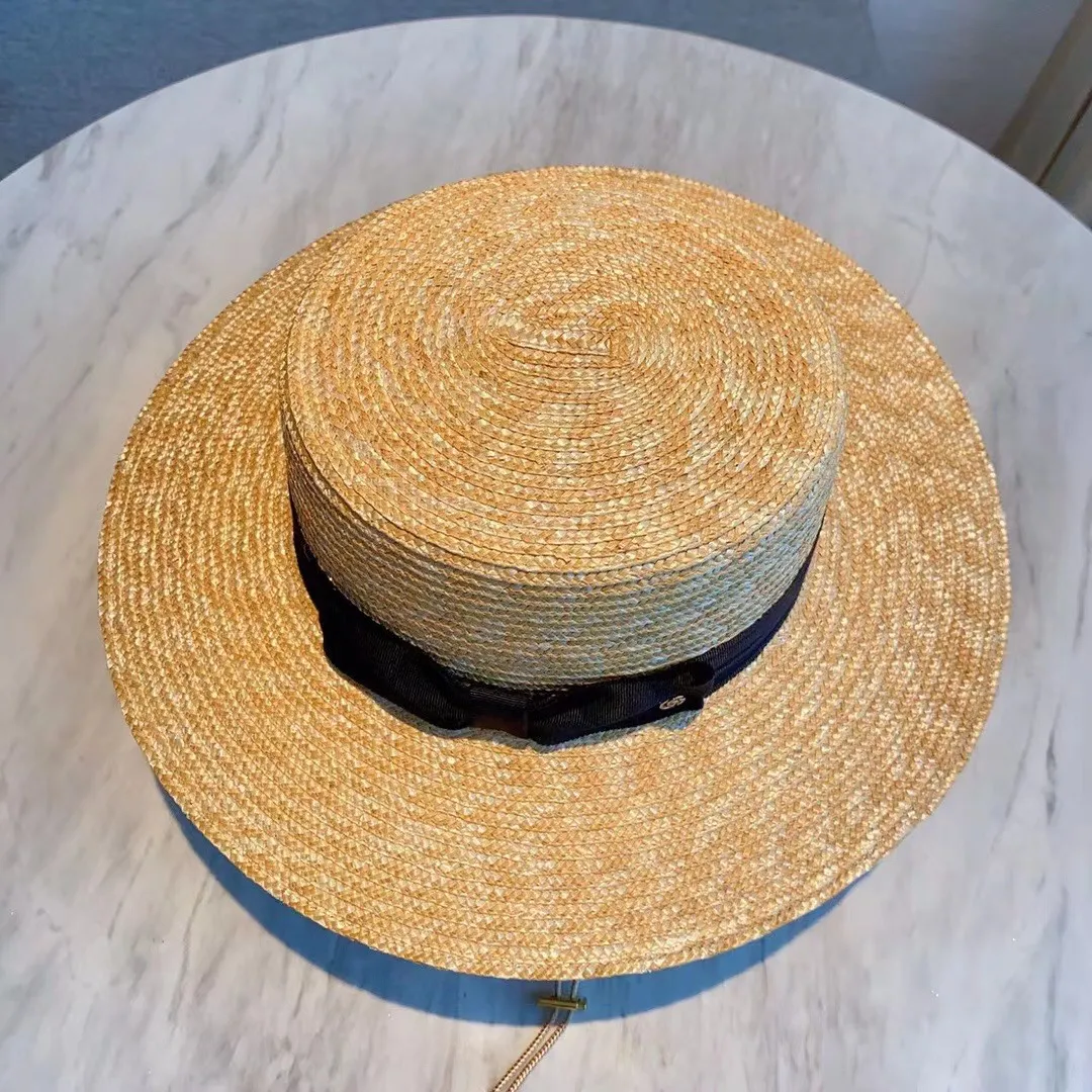 💰150¥ Gucci straw hat, flat top hat, advanced customization, head circumference 57cm