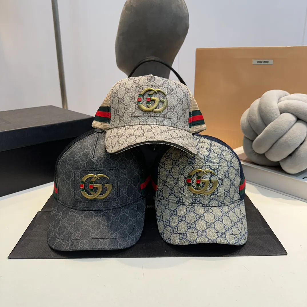 P54 Gucci mesh baseball cap, unisex, casual style