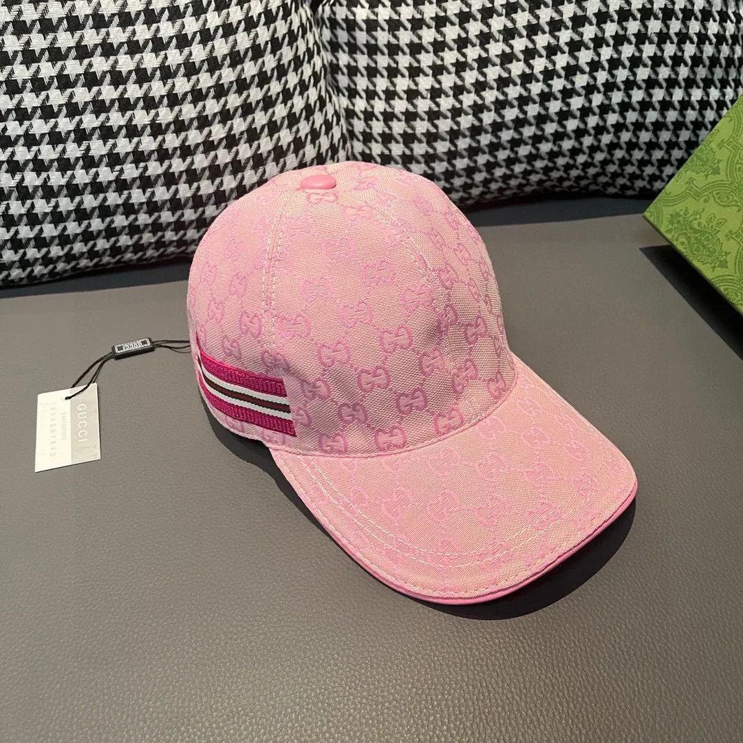 p90, Gucci (Gucci) new original baseball cap counter 1:1 mold customization! Original canvas fabric + first-layer cowhide, light and breathable! Actual photo, suitable for men and women, basic head circumference 56cm, adjustable patch.