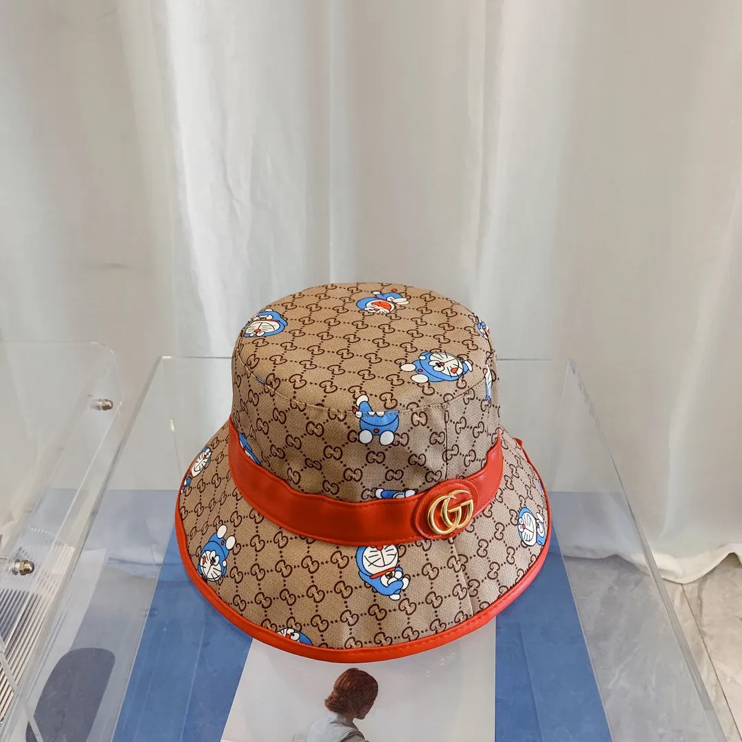 p70 Gucci 2022 spring and summer new models released! Jingle Cat! Gucci (Gucci) new bucket hat, Doraemon & Gucci collaboration model is a hot purchase!