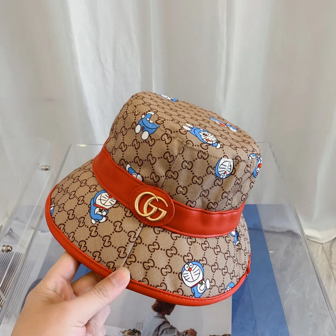 p70 Gucci 2022 spring and summer new models released! Jingle Cat! Gucci (Gucci) new bucket hat, Doraemon & Gucci collaboration model is a hot purchase!