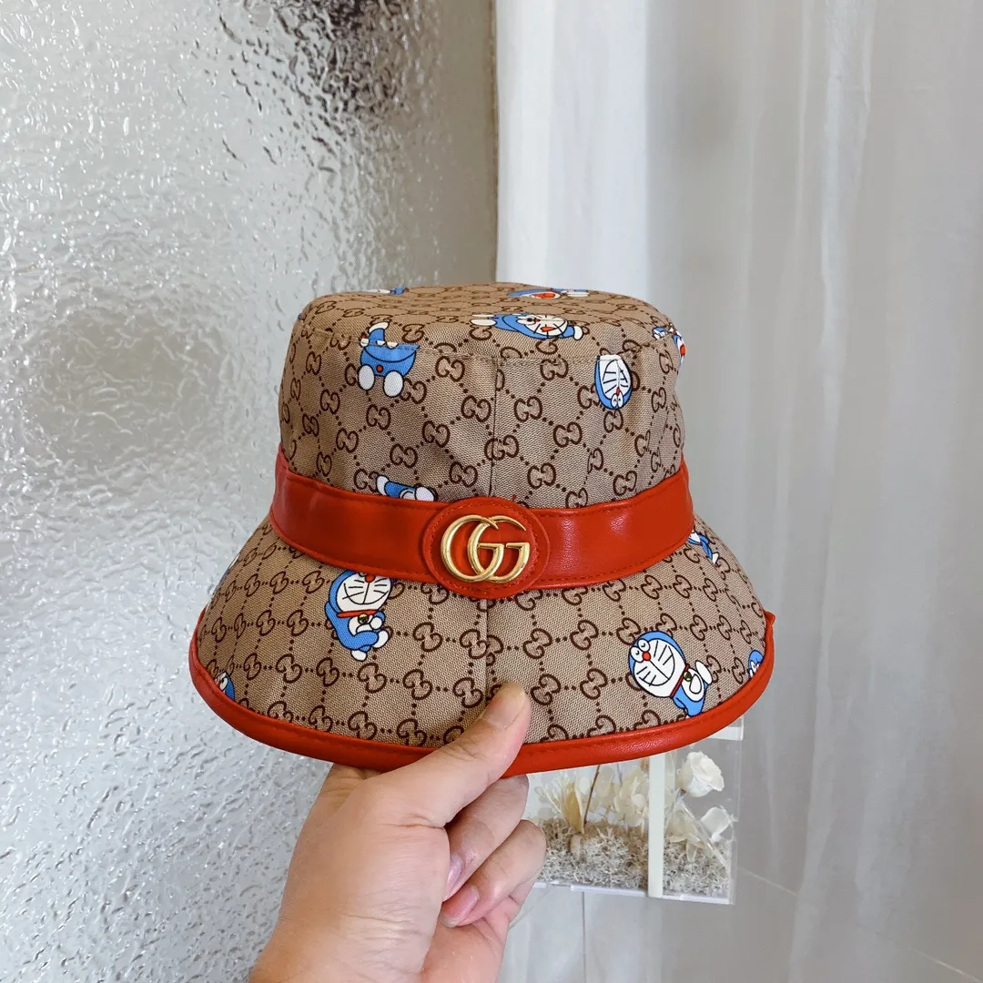 p70 Gucci 2022 spring and summer new models released! Jingle Cat! Gucci (Gucci) new bucket hat, Doraemon & Gucci collaboration model is a hot purchase!