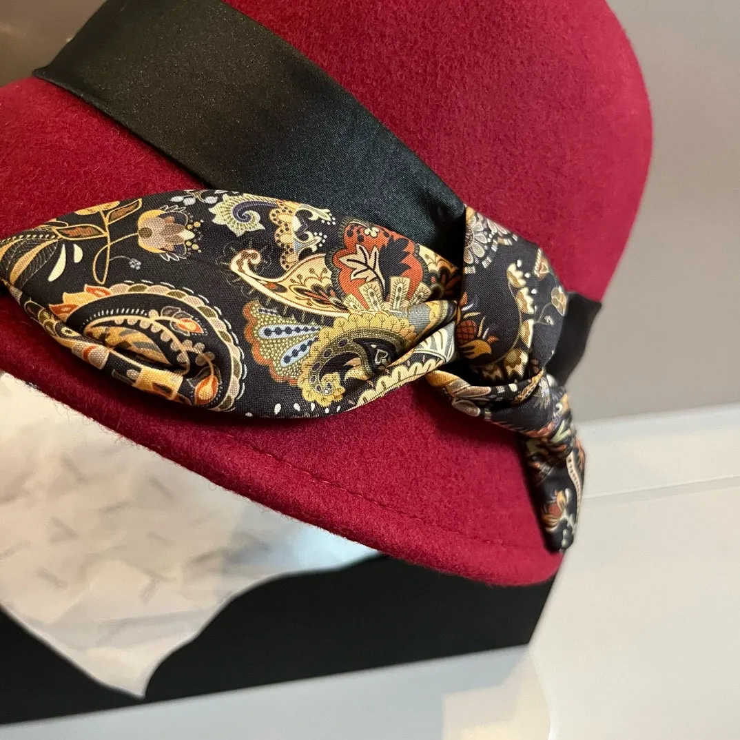 💰180¥ Gucci wool basin hat, super goddess style, advanced custom hat, 100% wool🦙% fabric, head circumference 57cm