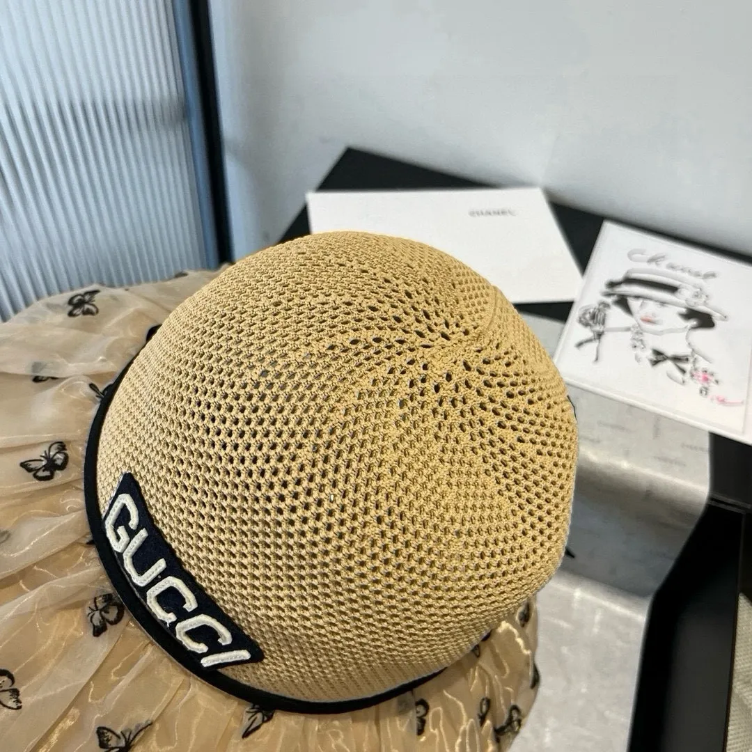💰120¥ Gucci new lantern hat, sunshade straw hat, anti-UV brim, head circumference 57cm