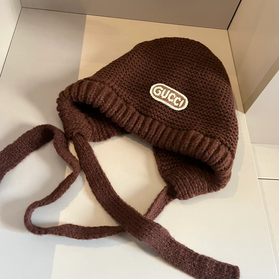 💰90¥ Gucci new knitted cold hat ear protection hat