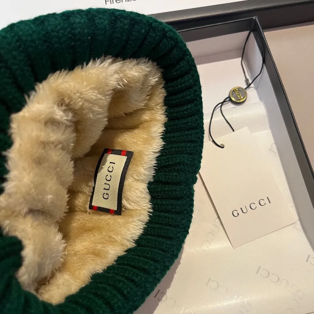 💰80¥ Gucci classic beanie, unisex, 4 colors