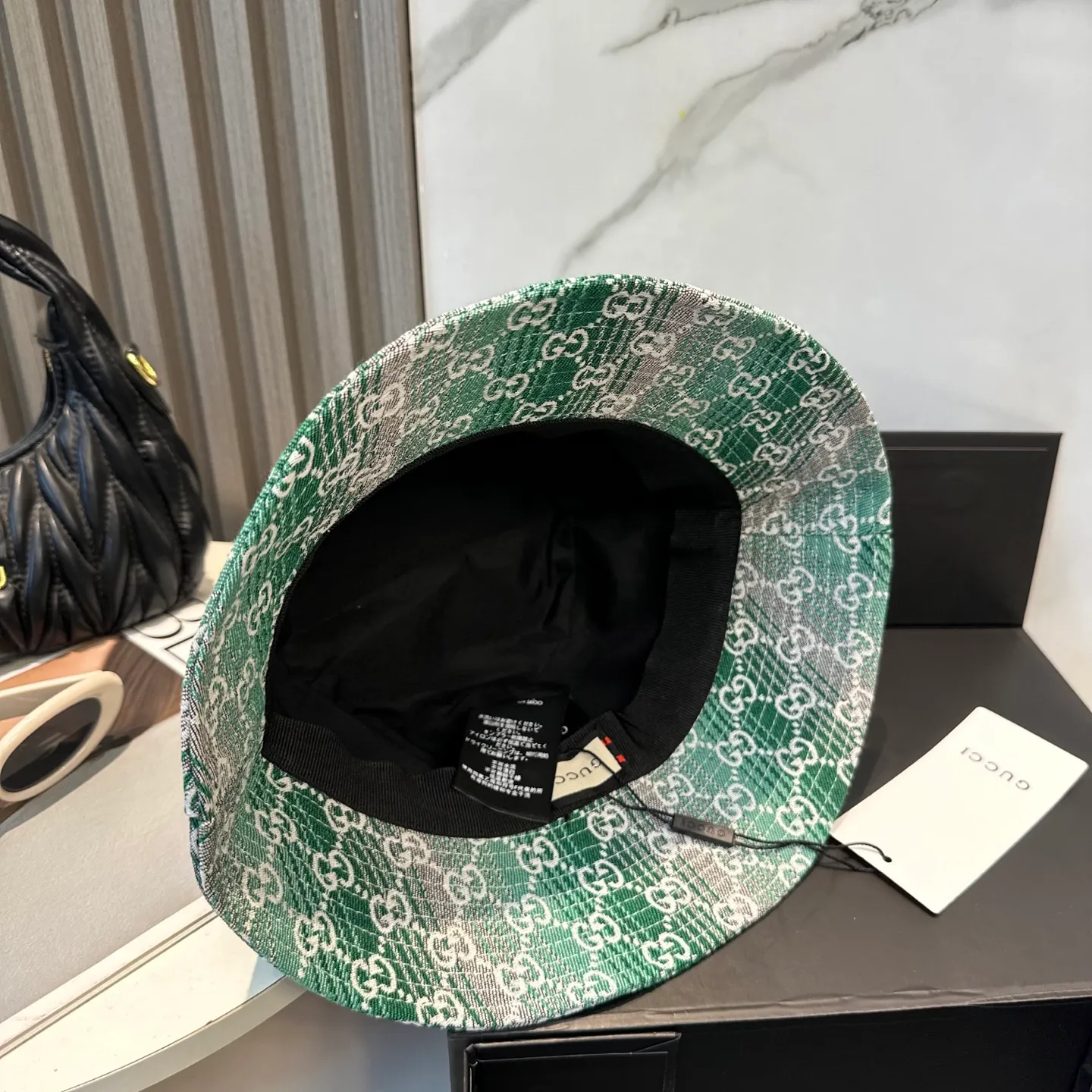 P70 GUCCI 2025 counter new jacquard fisherman hat, very trendy! Casual and sports style, classic production, super easy to match! Look small