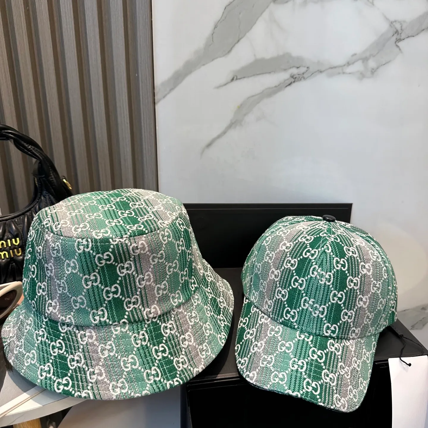 P70 GUCCI 2025 counter new jacquard fisherman hat, very trendy! Casual and sports style, classic production, super easy to match! Look small