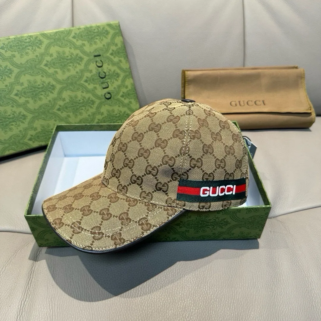 p90, Gucci (Gucci) new spring and summer original baseball cap, logo webbing, 1:1 mold customization, original canvas + first-layer cowhide, popular purchasing agent, versatile style for men and women, great quality! The basic head circumference is 56cm, and the patch is adjustable.