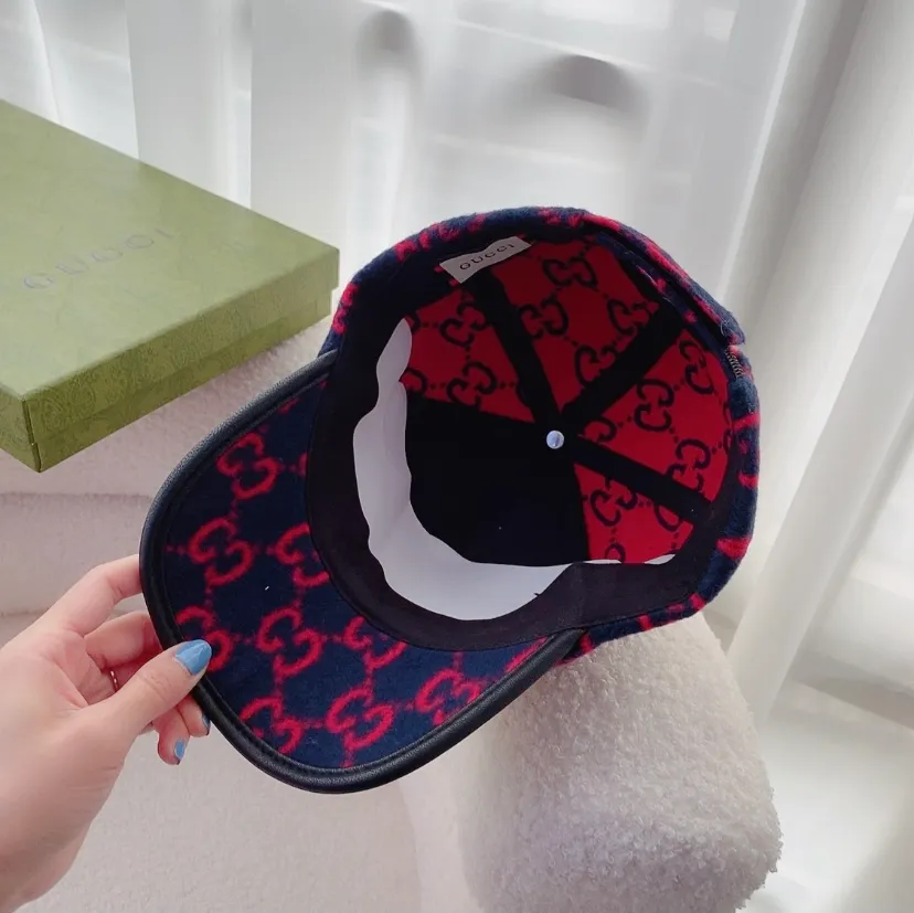 Running model 55 Gucci 22 new model cap, woolen baseball cap, 100% wool fabric 🦙% advanced customization, head circumference 57cm