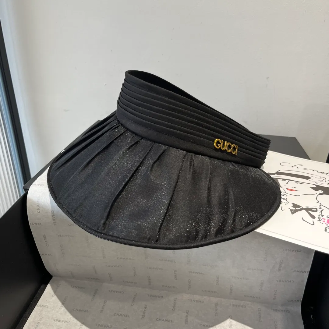 💰110¥ Gucci new shell hat, empty top sun hat, foldable, easy to carry when traveling