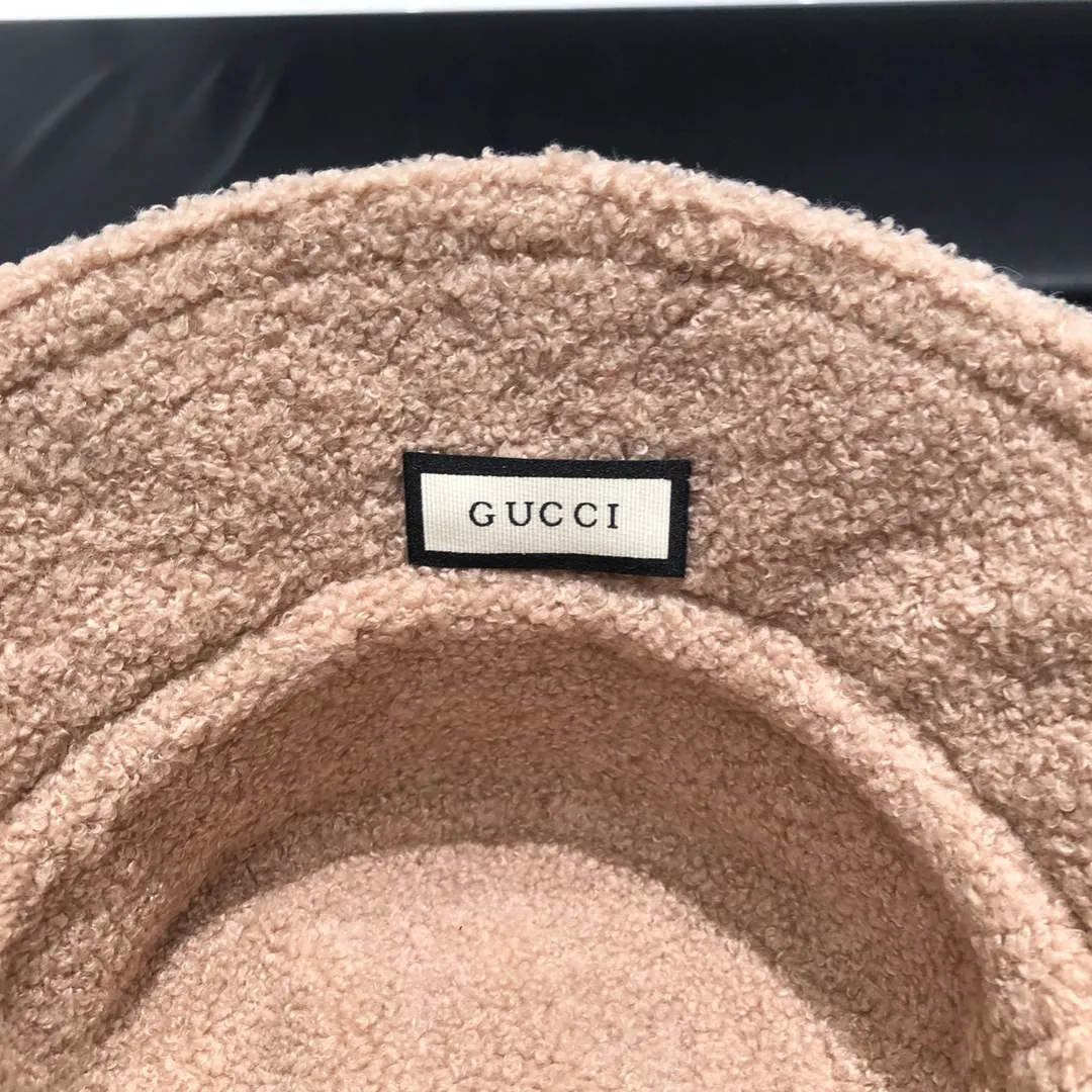 P160 Gucci official website high edition shipment, new fisherman hat published 1:1, very classic classic, popular retro beauty, a must-have for going out in summer, very flattering and small