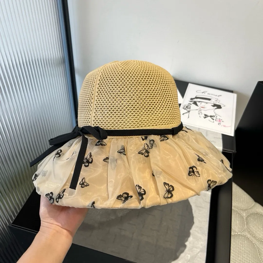💰120¥ Gucci new lantern hat, sunshade straw hat, anti-UV brim, head circumference 57cm
